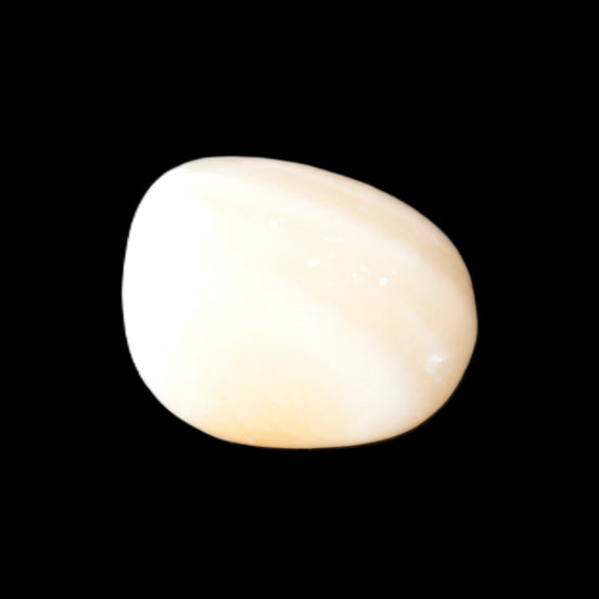 Lemon Calcite tumbled stone 21-24g Rocks and Things Store