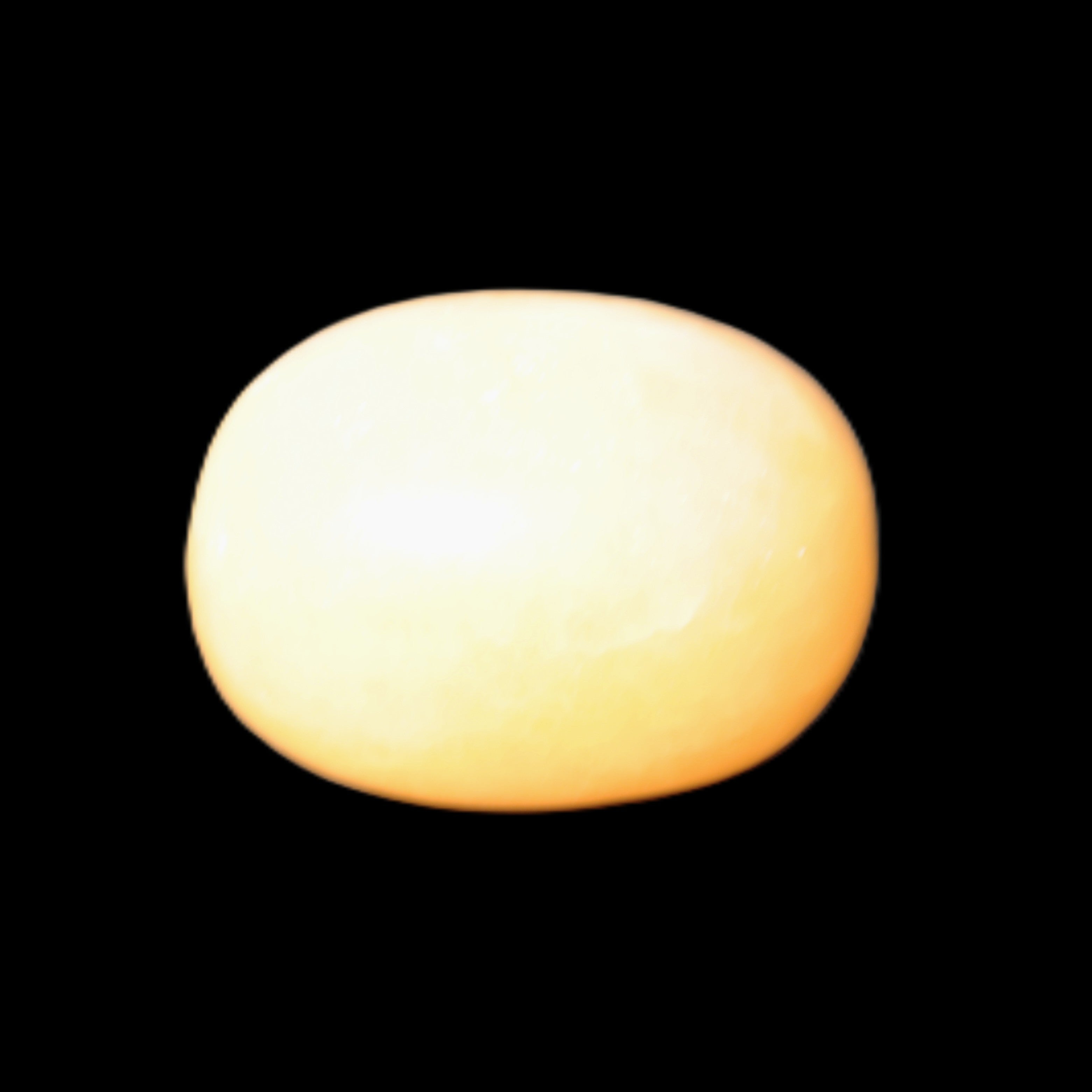 Lemon Calcite tumbled stone 21-24g Rocks and Things Store