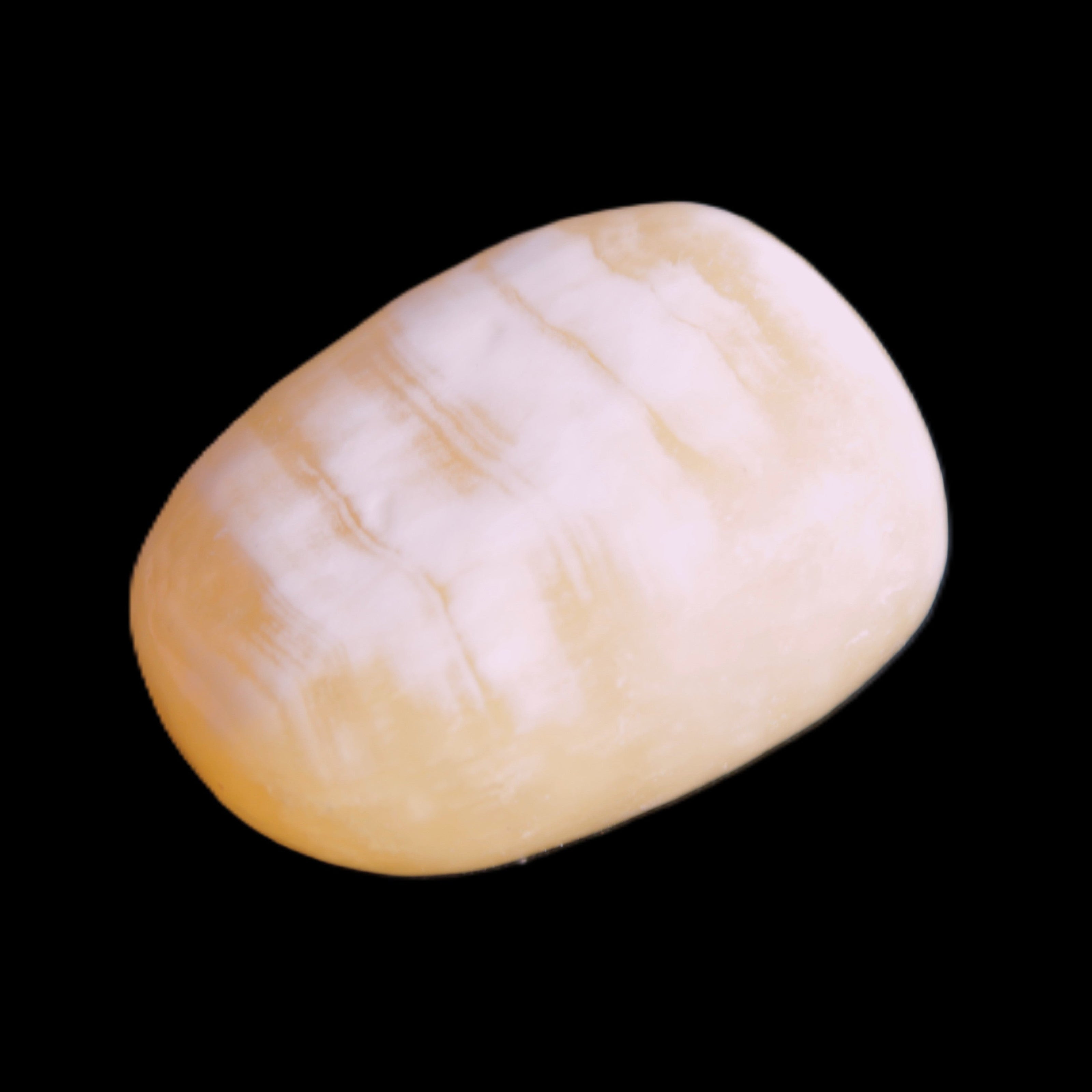 Lemon Calcite tumbled stone 20-29mm 15-18g Rocks and Things