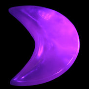 Mangano Calcite moon 72*101mm 171g Rocks and Things Store