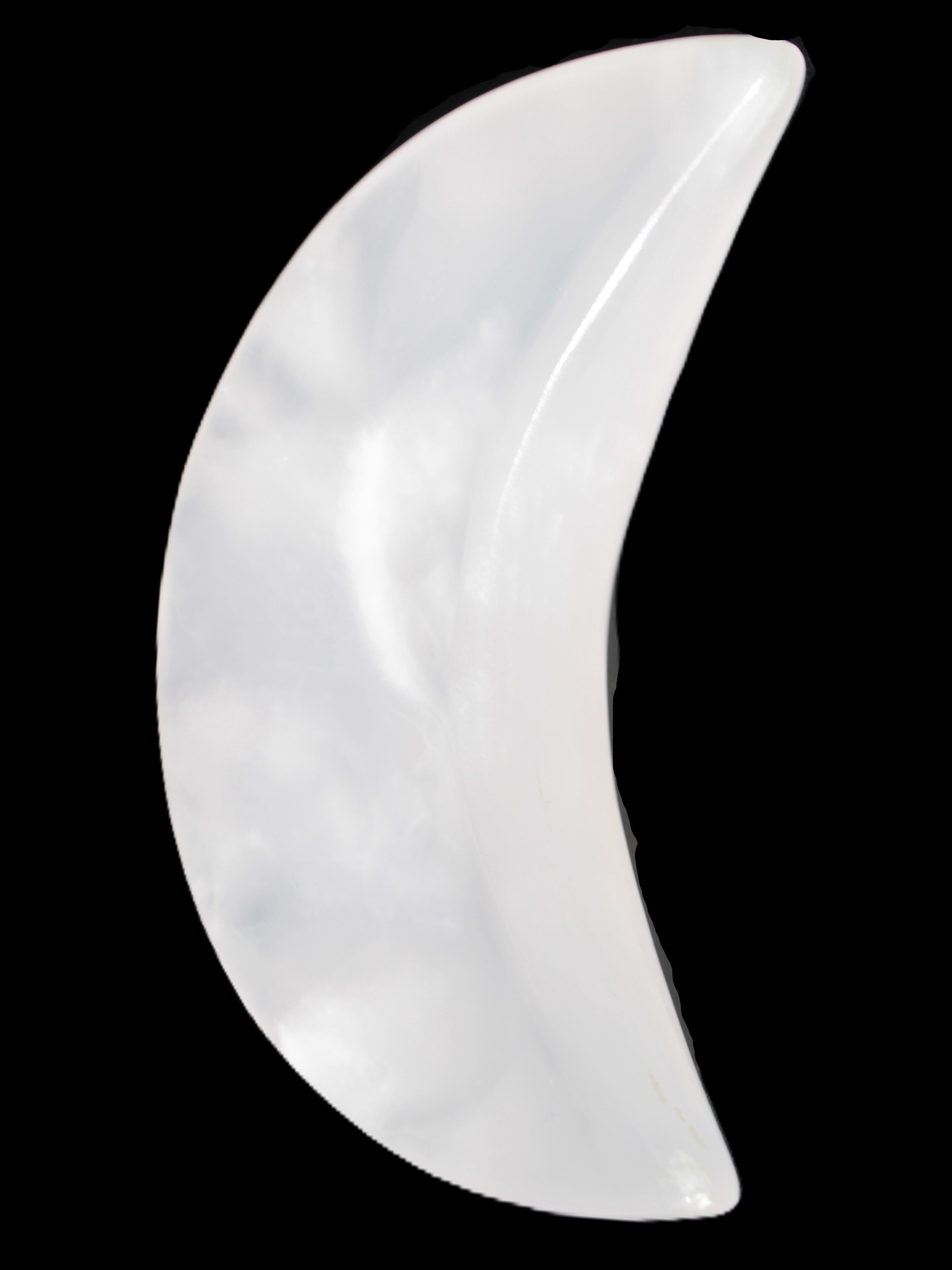 Mangano Calcite moon 72*101mm 171g Rocks and Things Store