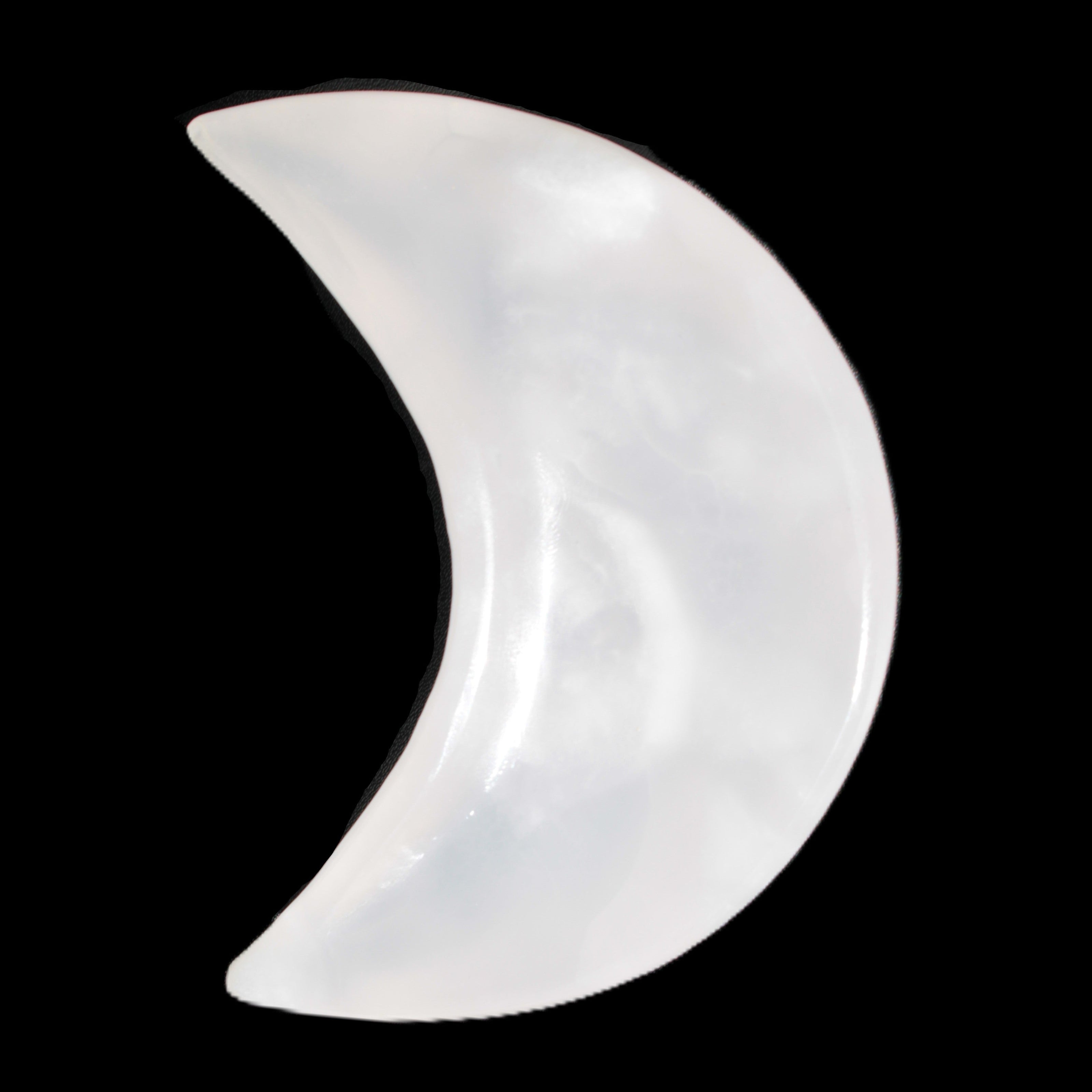 Mangano Calcite moon 72*101mm 171g Rocks and Things Store
