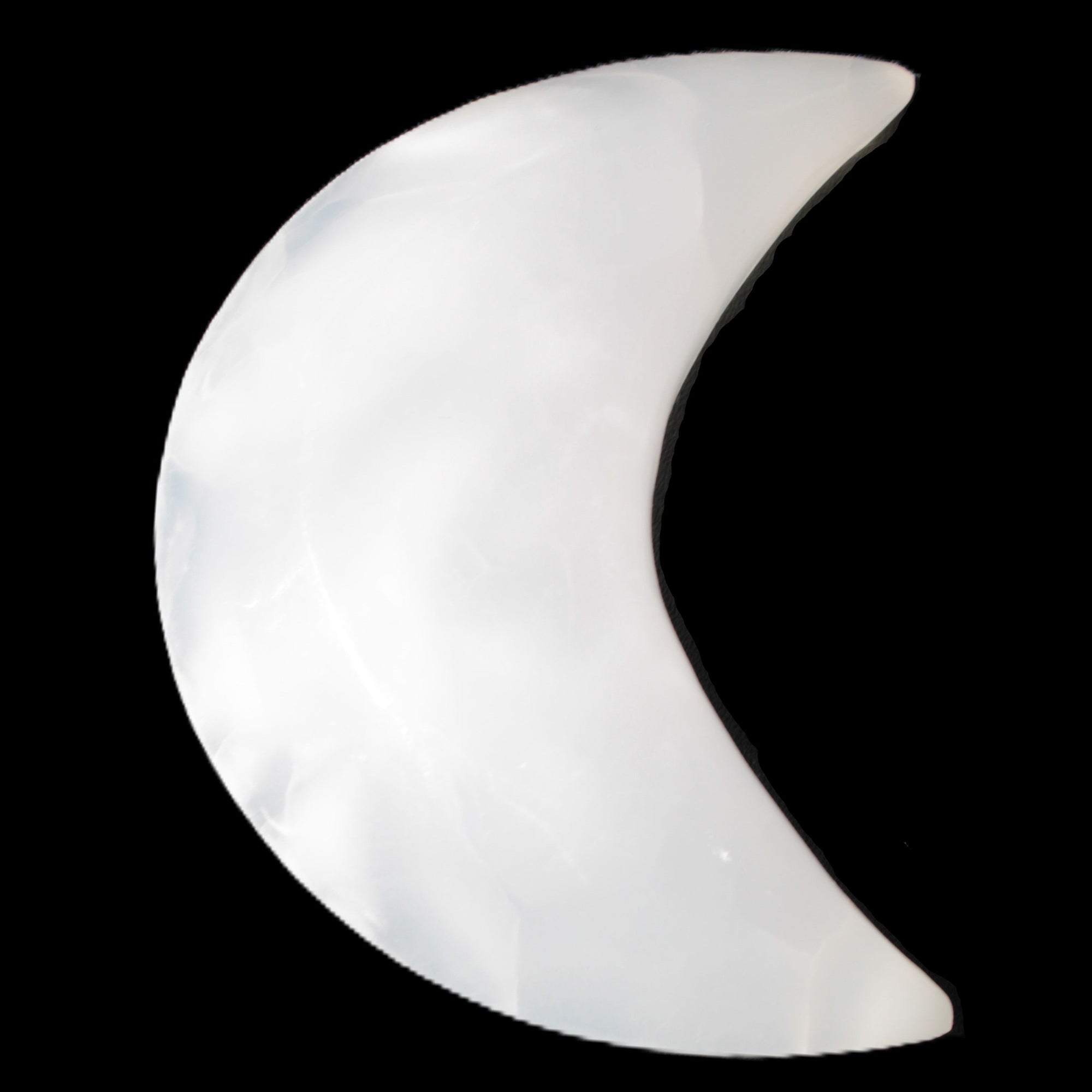 Mangano Calcite moon 72*101mm 171g Rocks and Things Store