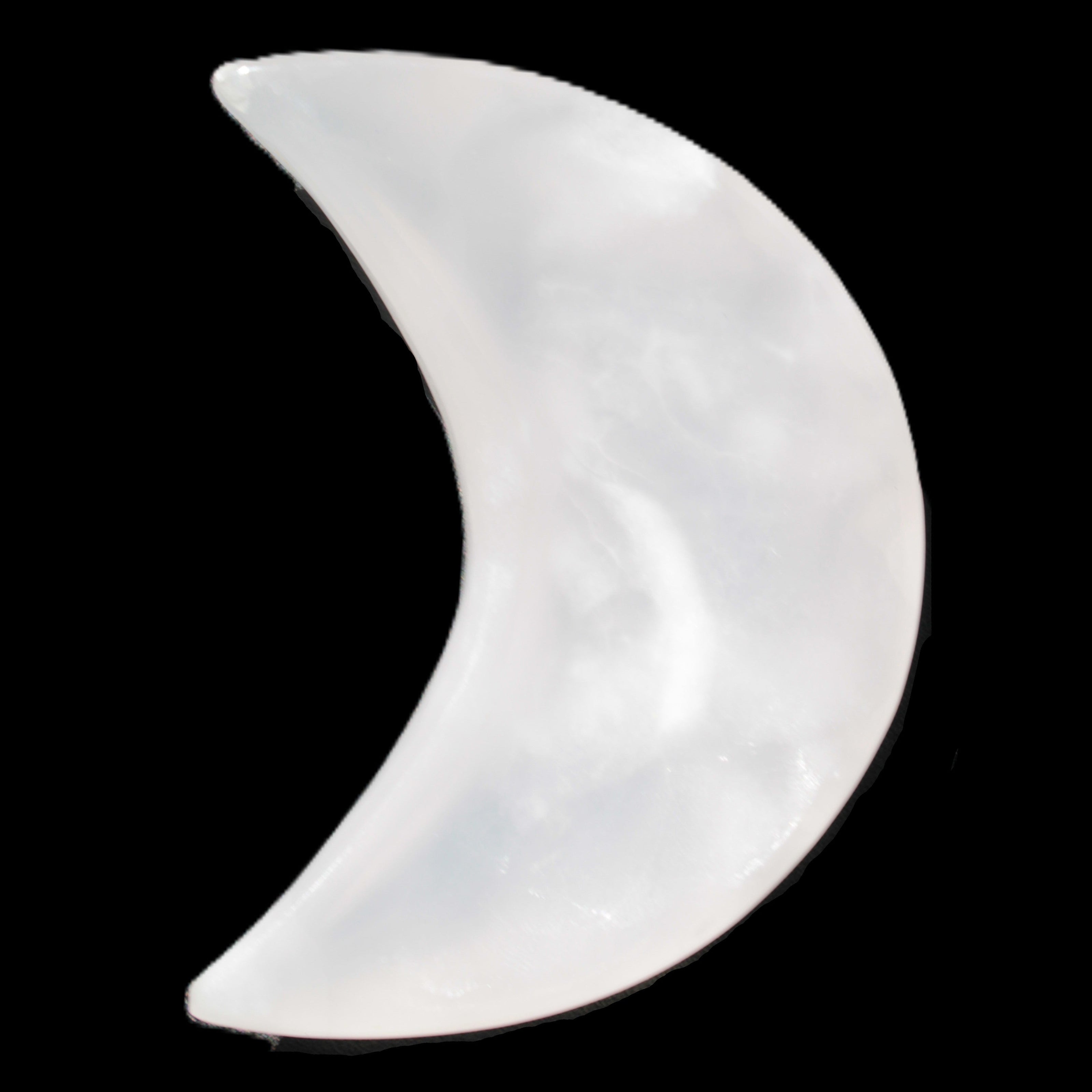 Mangano Calcite moon 72*101mm 171g Rocks and Things Store
