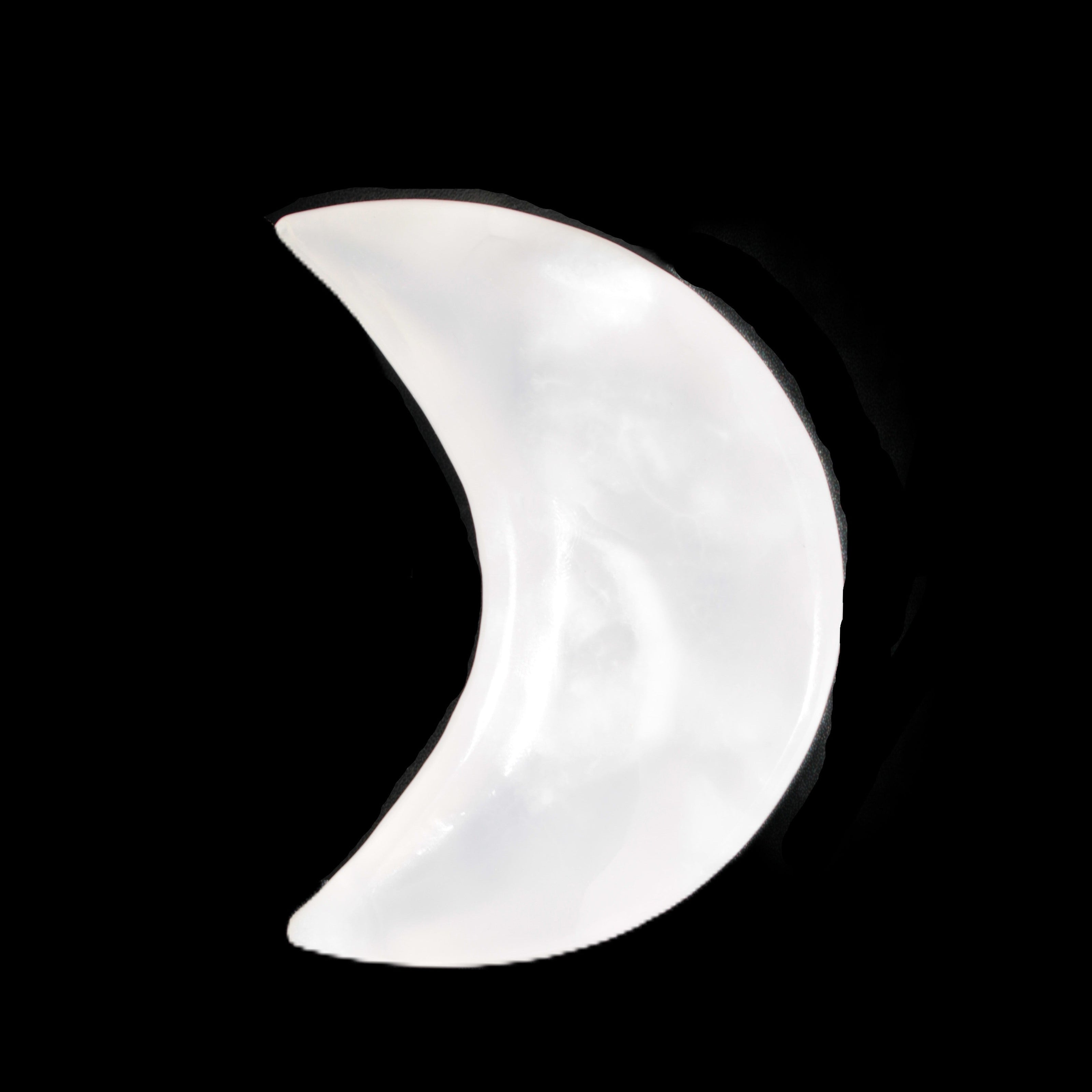 Mangano Calcite moon 72*101mm 171g Rocks and Things Store