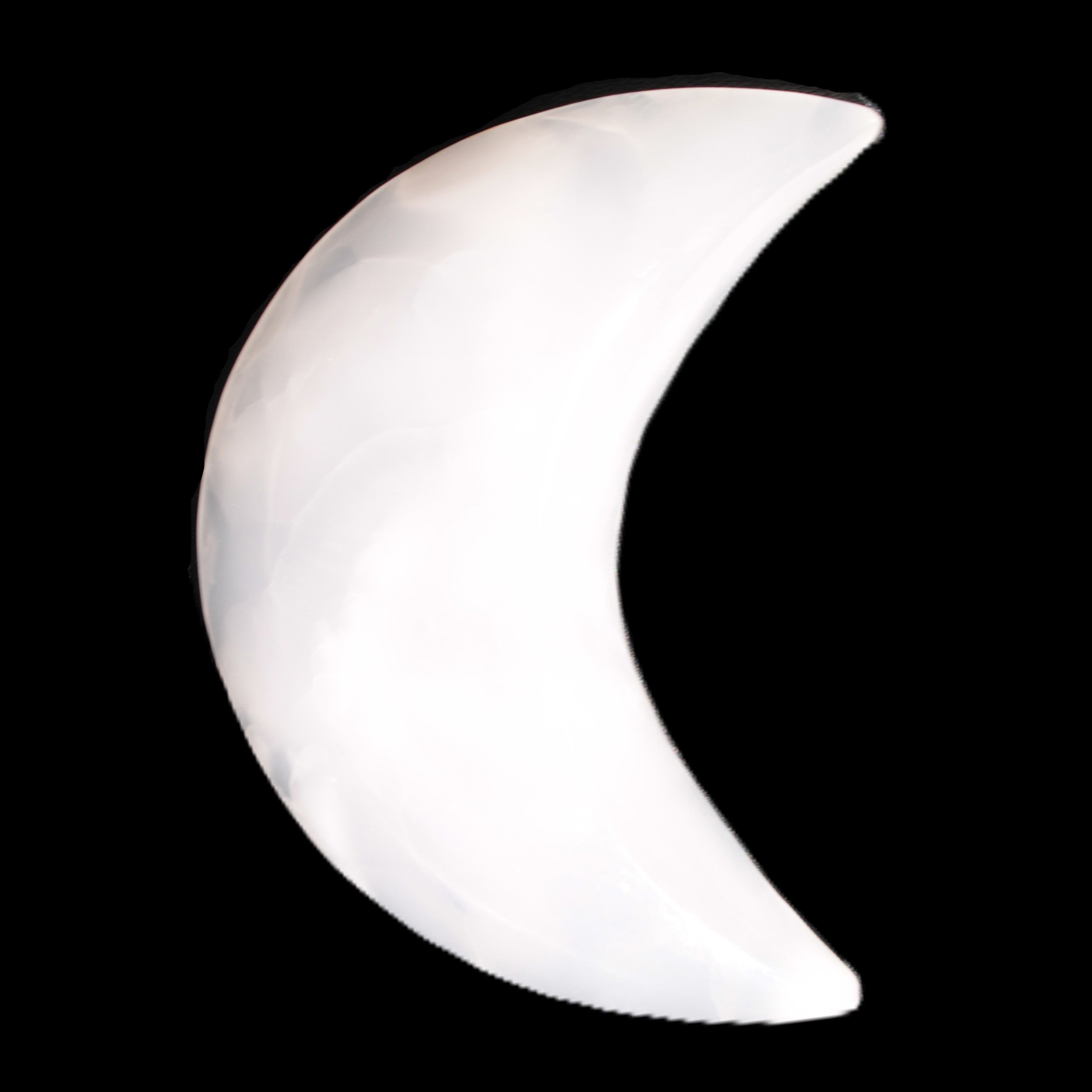 Mangano Calcite moon 72*101mm 171g Rocks and Things Store