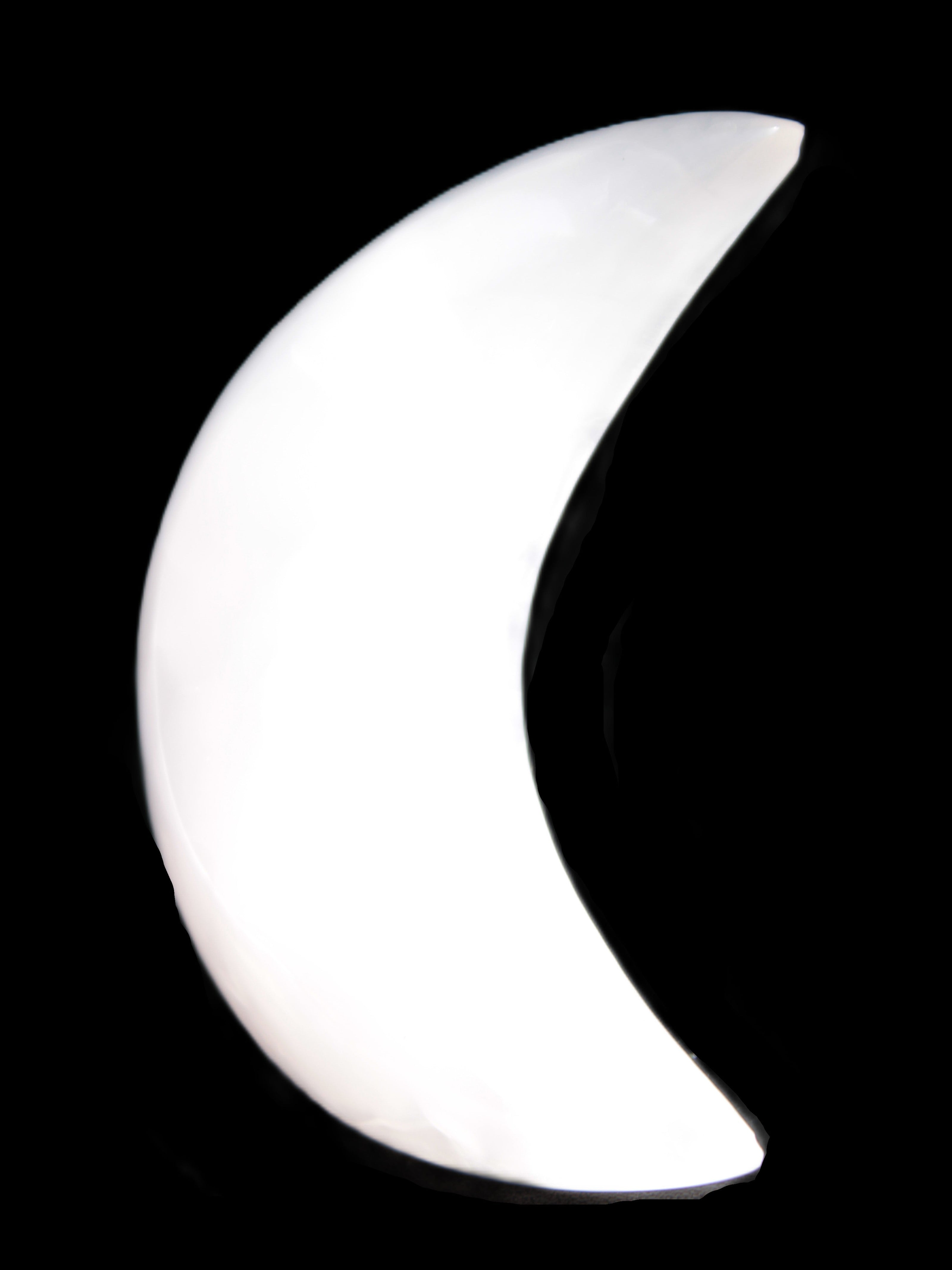 Mangano Calcite moon 72*101mm 171g Rocks and Things Store