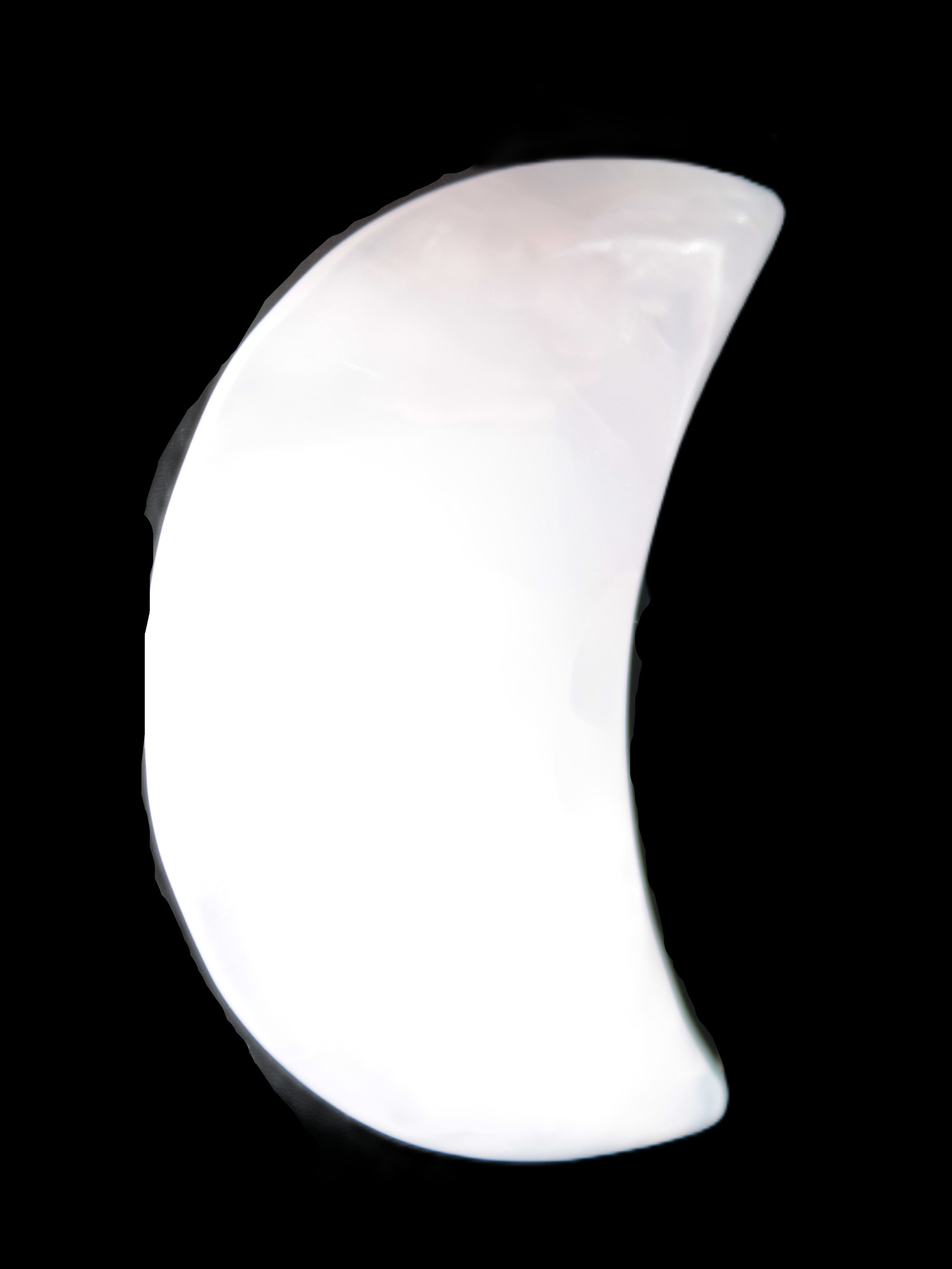 Mangano Calcite moon 72*101mm 171g Rocks and Things Store