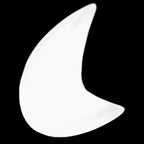 Mangano Calcite moon 72*101mm 171g Rocks and Things Store