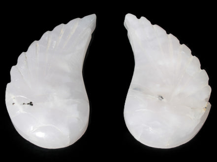 Mangano Calcite angel wings 60/62*115mm (178g & 192g) 380g Rocks and Things Store