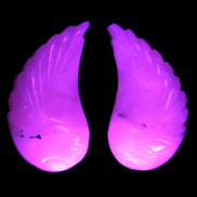 Mangano Calcite angel wings 60/62*115mm (178g & 192g) 380g Rocks and Things Store