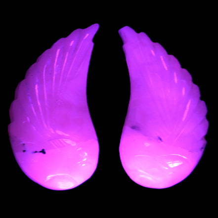 Mangano Calcite angel wings 60/62*115mm (178g & 192g) 380g Rocks and Things Store