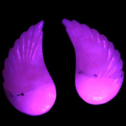 Mangano Calcite angel wings 60/62*115mm (178g & 192g) 380g Rocks and Things Store