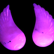 Mangano Calcite angel wings 60/62*115mm (178g & 192g) 380g Rocks and Things Store