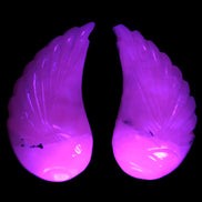 Mangano Calcite angel wings 60/62*115mm (178g & 192g) 380g Rocks and Things Store