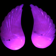 Mangano Calcite angel wings 60/62*115mm (178g & 192g) 380g Rocks and Things Store