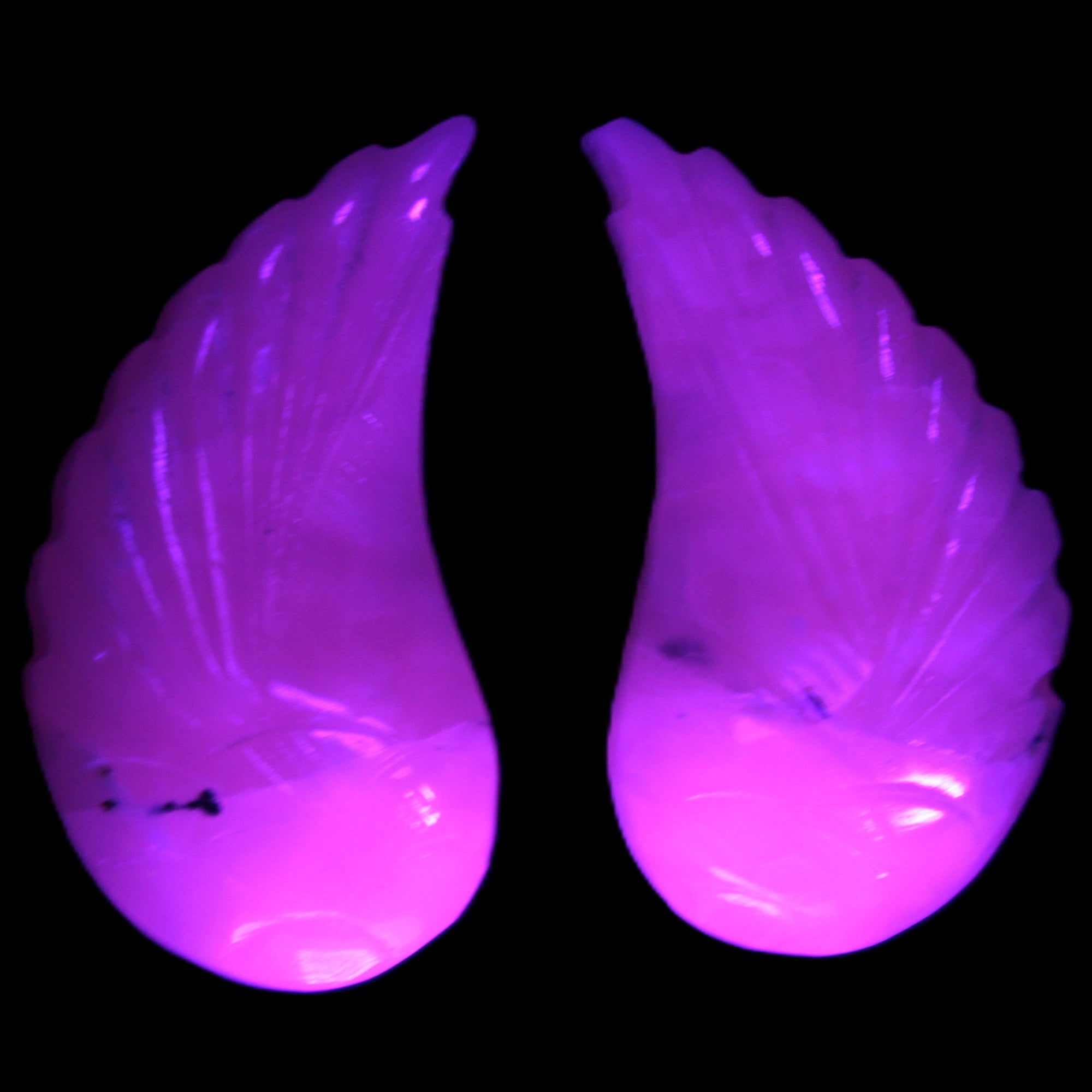 Mangano Calcite angel wings 60/62*115mm (178g & 192g) 380g Rocks and Things Store