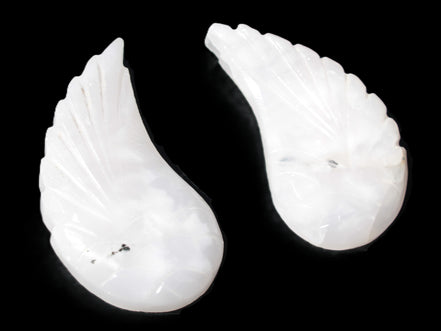Mangano Calcite angel wings 60/62*115mm (178g & 192g) 380g Rocks and Things Store