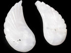 Mangano Calcite angel wings 60/62*115mm (178g & 192g) 380g Rocks and Things Store