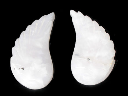Mangano Calcite angel wings 60/62*115mm (178g & 192g) 380g Rocks and Things Store