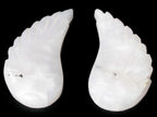Mangano Calcite angel wings 60/62*115mm (178g & 192g) 380g Rocks and Things Store