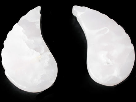 Mangano Calcite angel wings 60/62*115mm (178g & 192g) 380g Rocks and Things Store