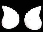Mangano Calcite angel wings 60/62*115mm (178g & 192g) 380g Rocks and Things Store