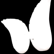 Mangano Calcite angel wings 60/62*115mm (178g & 192g) 380g Rocks and Things Store