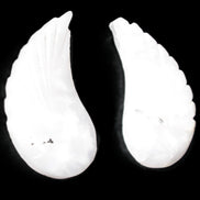 Mangano Calcite angel wings 60/62*115mm (178g & 192g) 380g Rocks and Things Store