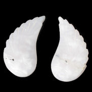 Mangano Calcite angel wings 60/62*115mm (178g & 192g) 380g Rocks and Things Store