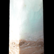 Blue Aragonite Caribbean Calcite obelisk 42*128mm 395g Rocks and Things