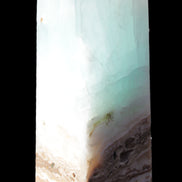 Blue Aragonite Caribbean Calcite obelisk 42*128mm 395g Rocks and Things