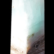 Blue Aragonite Caribbean Calcite obelisk 42*128mm 395g Rocks and Things