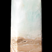 Blue Aragonite Caribbean Calcite obelisk 42*128mm 395g Rocks and Things