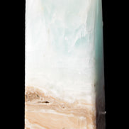 Blue Aragonite Caribbean Calcite obelisk 42*128mm 395g Rocks and Things