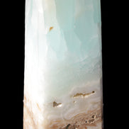 Blue Aragonite Caribbean Calcite obelisk 42*128mm 395g Rocks and Things