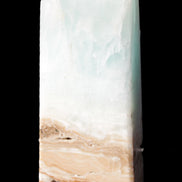 Blue Aragonite Caribbean Calcite obelisk 42*128mm 395g Rocks and Things