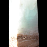 Blue Aragonite Caribbean Calcite obelisk 42*128mm 395g Rocks and Things