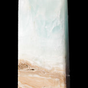 Blue Aragonite Caribbean Calcite obelisk 42*128mm 395g Rocks and Things