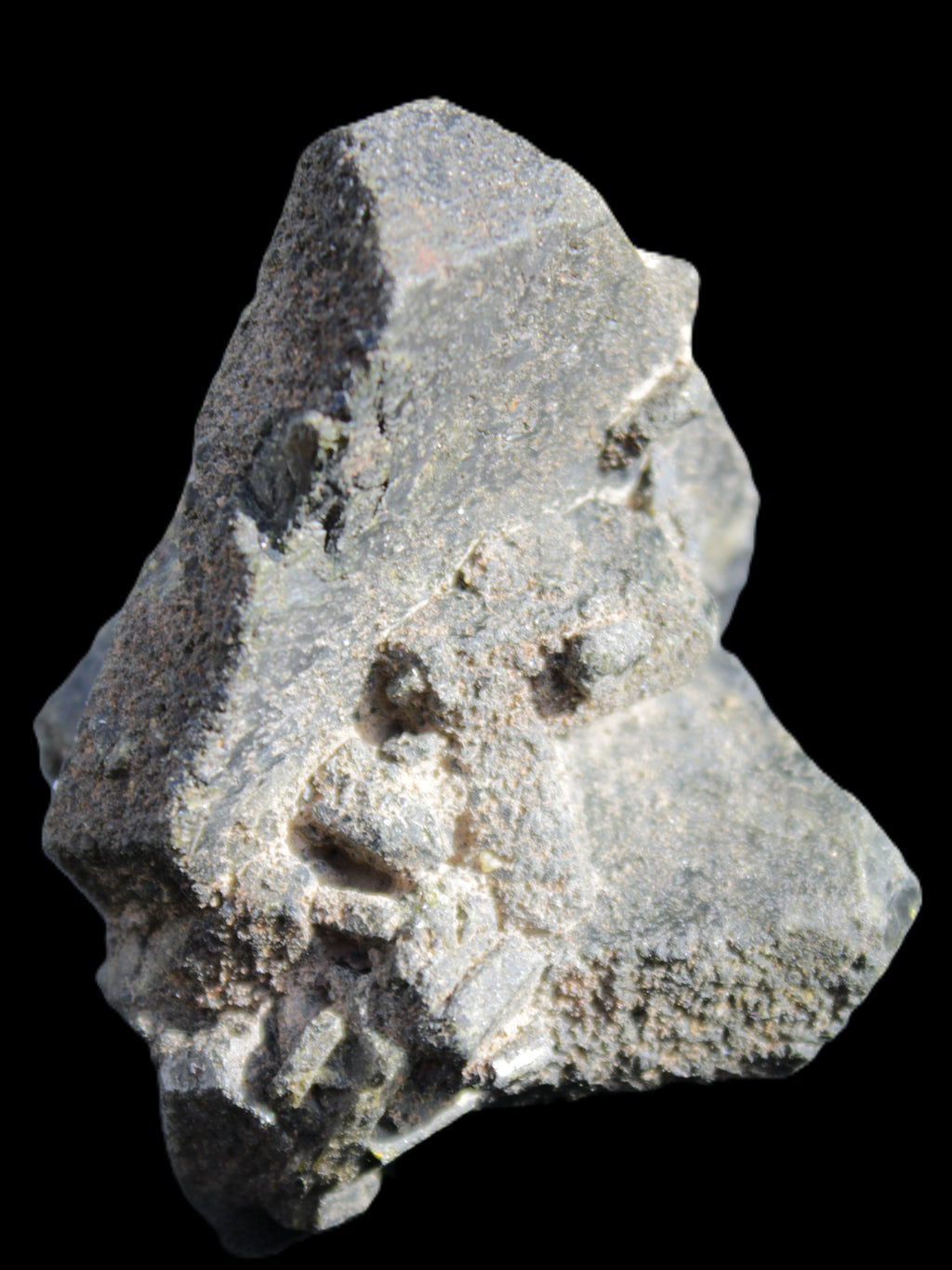 Magnificent Epidote cluster specimen from Afghanistan 66*45*58mm 135.9g in sunlight - Rocks and Things Store