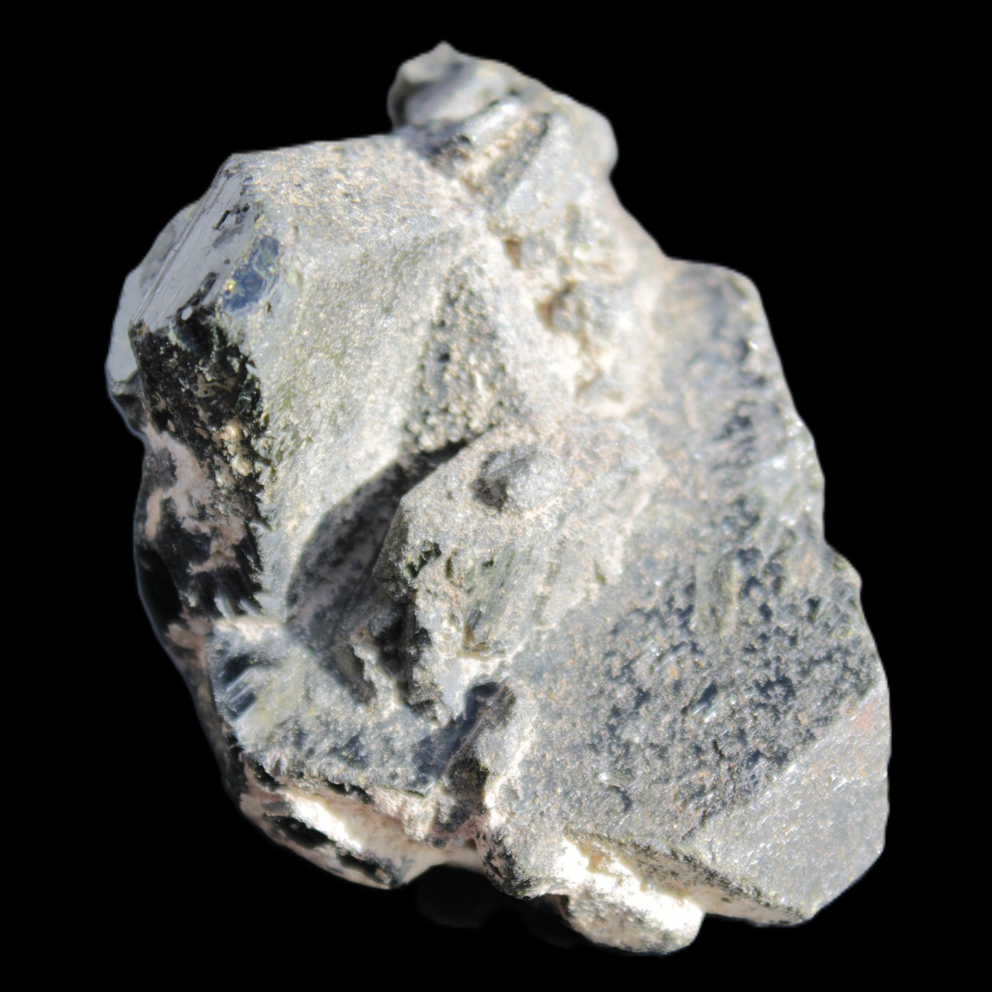Magnificent Epidote cluster specimen from Afghanistan 66*45*58mm 135.9g in sunlight - Rocks and Things Store