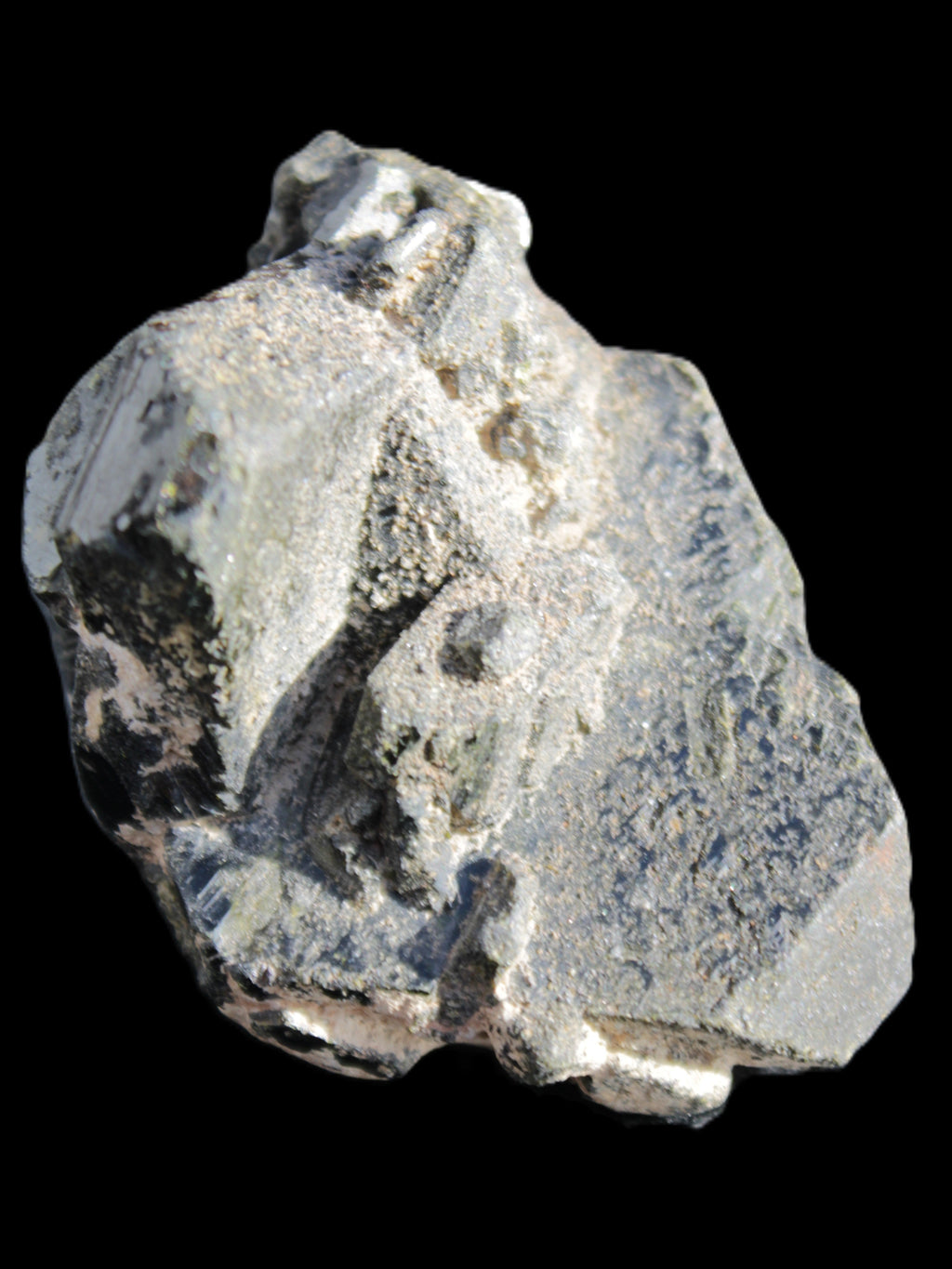 Magnificent Epidote cluster specimen from Afghanistan 66*45*58mm 135.9g in sunlight - Rocks and Things Store
