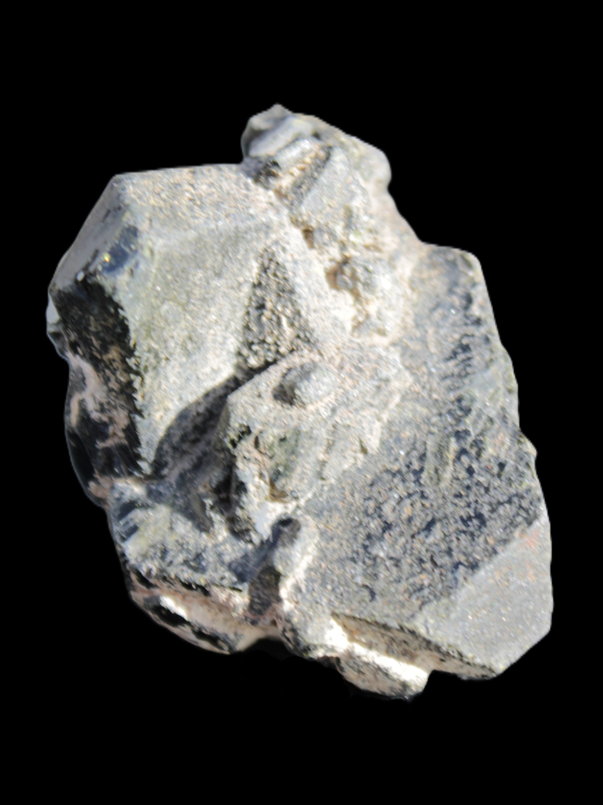 Magnificent Epidote cluster specimen from Afghanistan 66*45*58mm 135.9g in sunlight - Rocks and Things Store