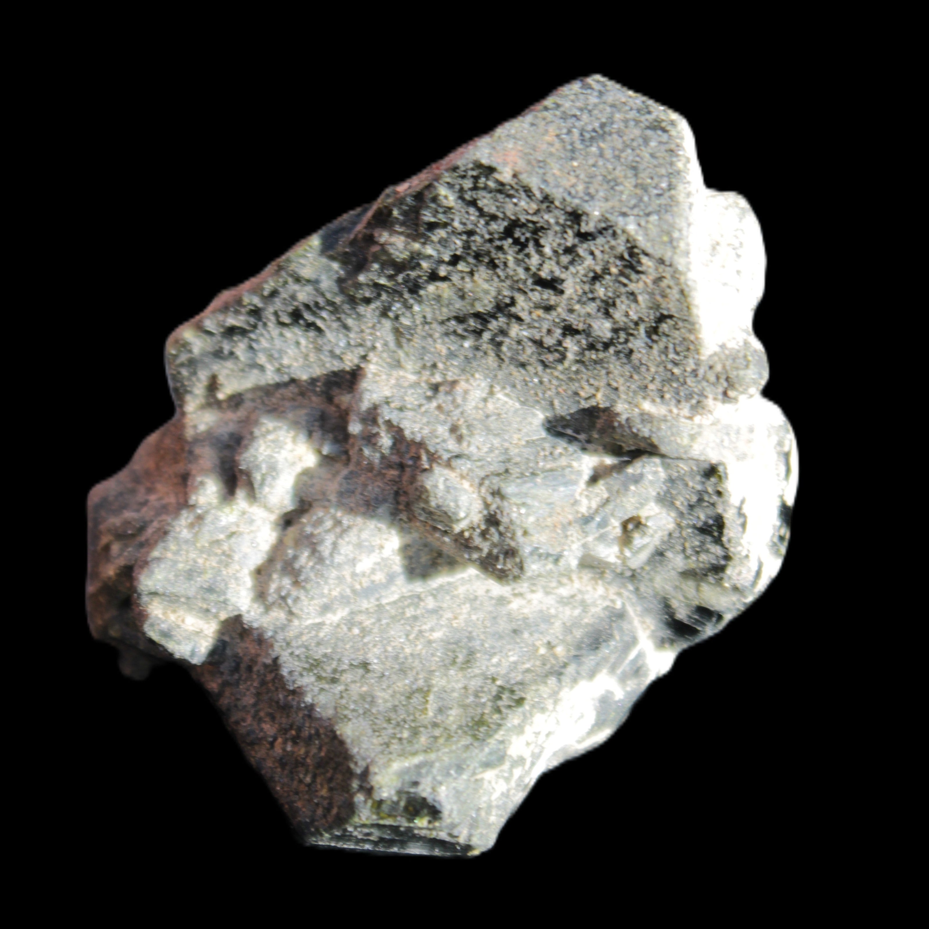 Magnificent Epidote cluster specimen from Afghanistan 66*45*58mm 135.9g in sunlight - Rocks and Things Store