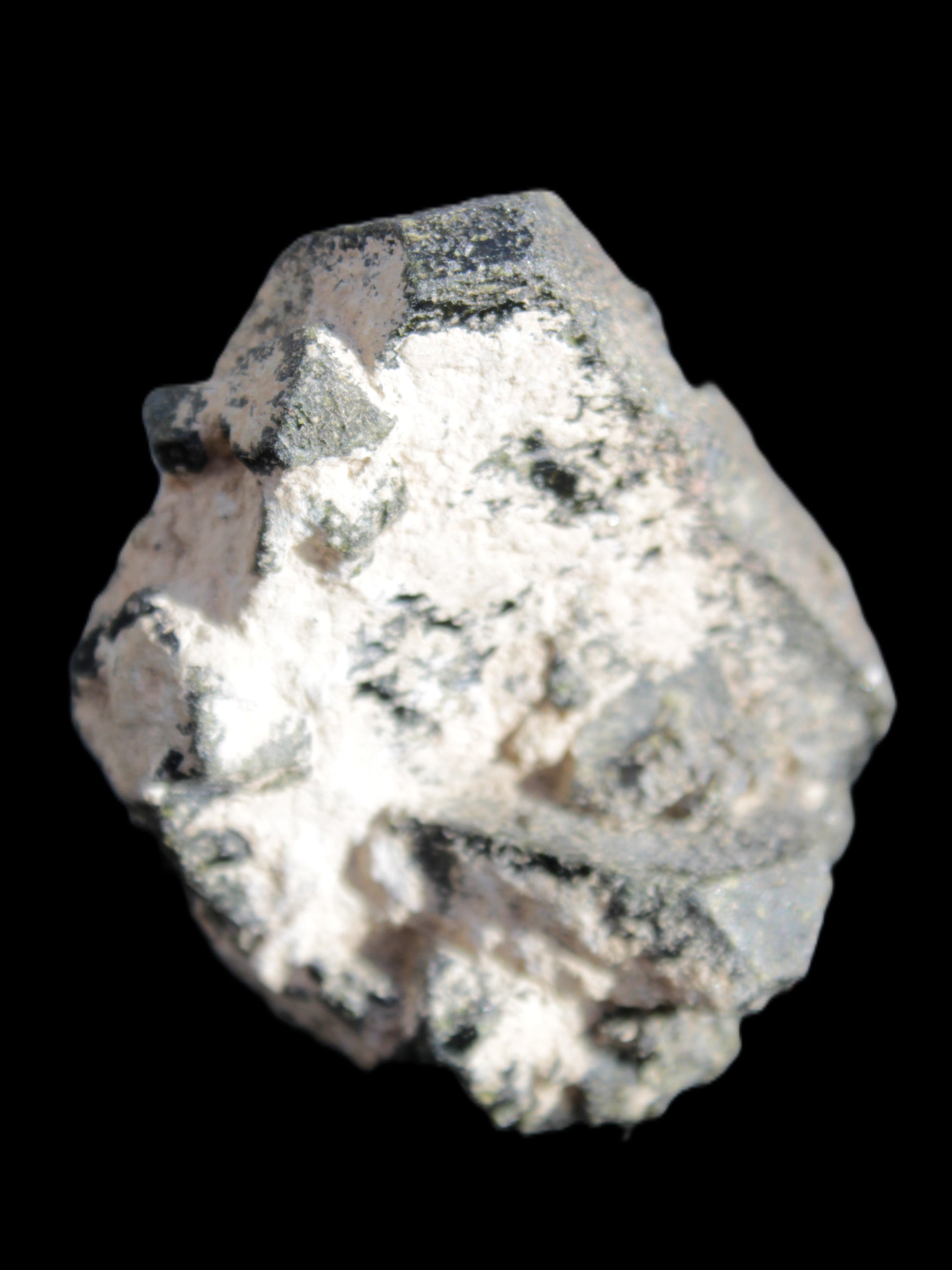 Magnificent Epidote cluster specimen from Afghanistan 66*45*58mm 135.9g in sunlight - Rocks and Things Store