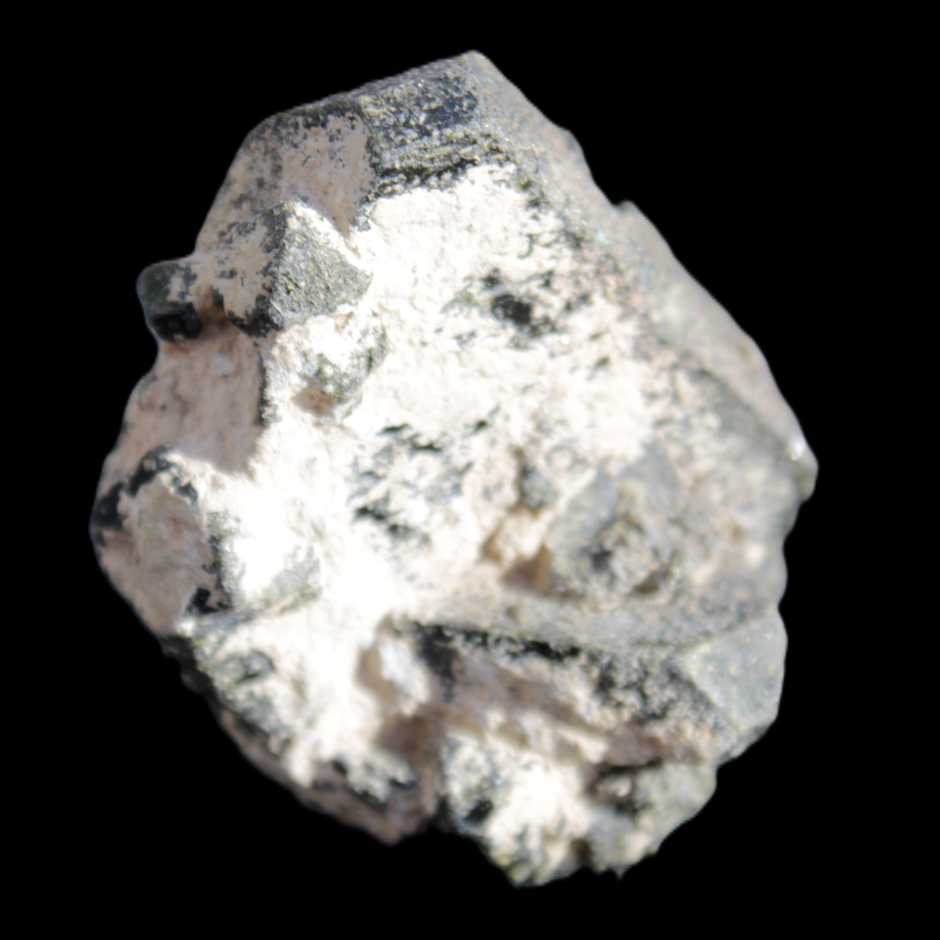 Magnificent Epidote cluster specimen from Afghanistan 66*45*58mm 135.9g in sunlight - Rocks and Things Store