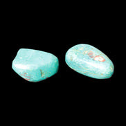 Chrysocolla Malachite 1/2 tumbled stones 22-32mm 20-25g in bright light - Rocks and Things Store