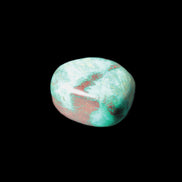 Chrysocolla Malachite 1/2 tumbled stones 22-32mm 20-25g in bright light - Rocks and Things Store