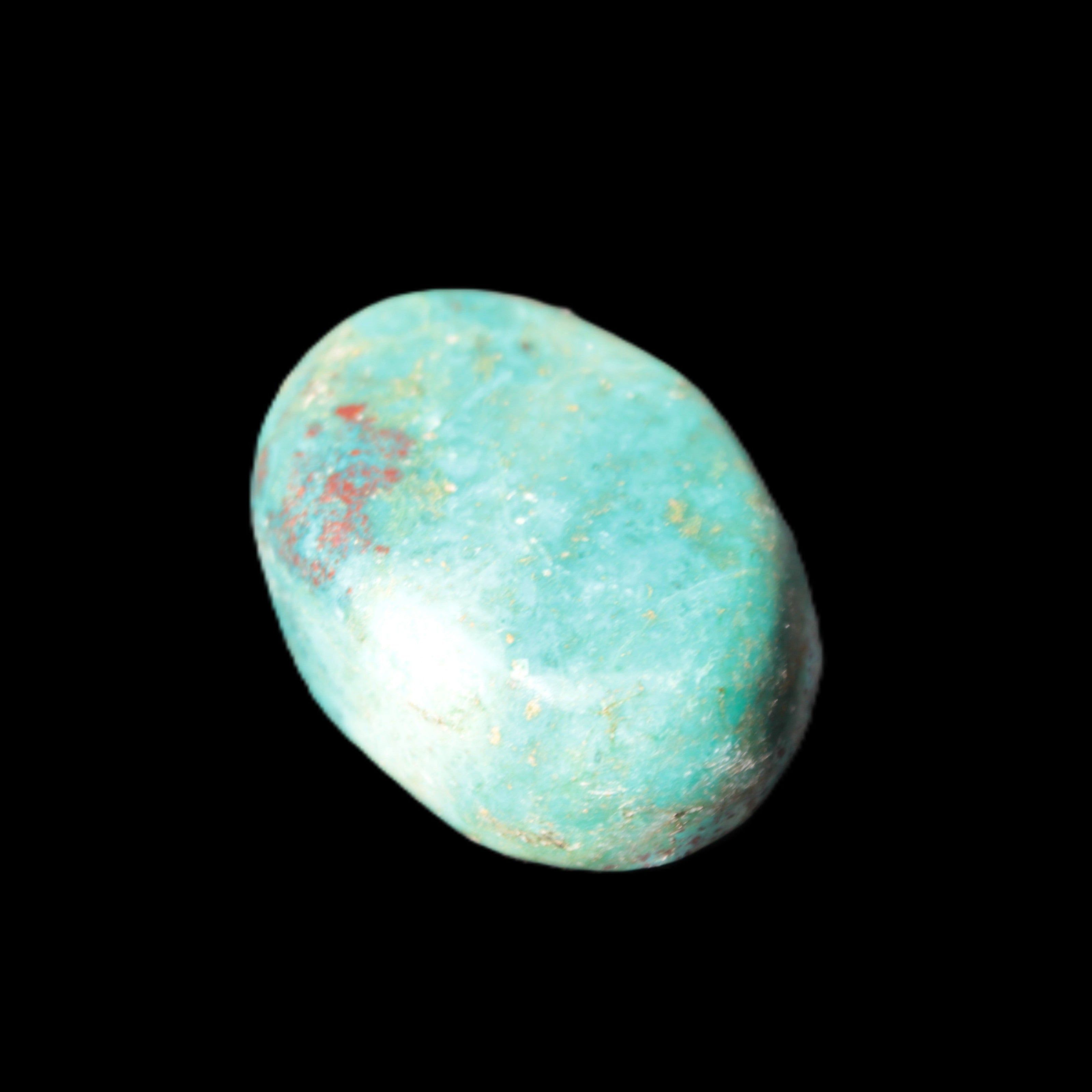 Chrysocolla Malachite 1/2 tumbled stones 22-32mm 20-25g in bright light - Rocks and Things Store