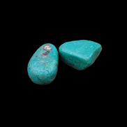 Chrysocolla 1/2 tumbled stones 22-32mm 20-25g Rocks and Things Store